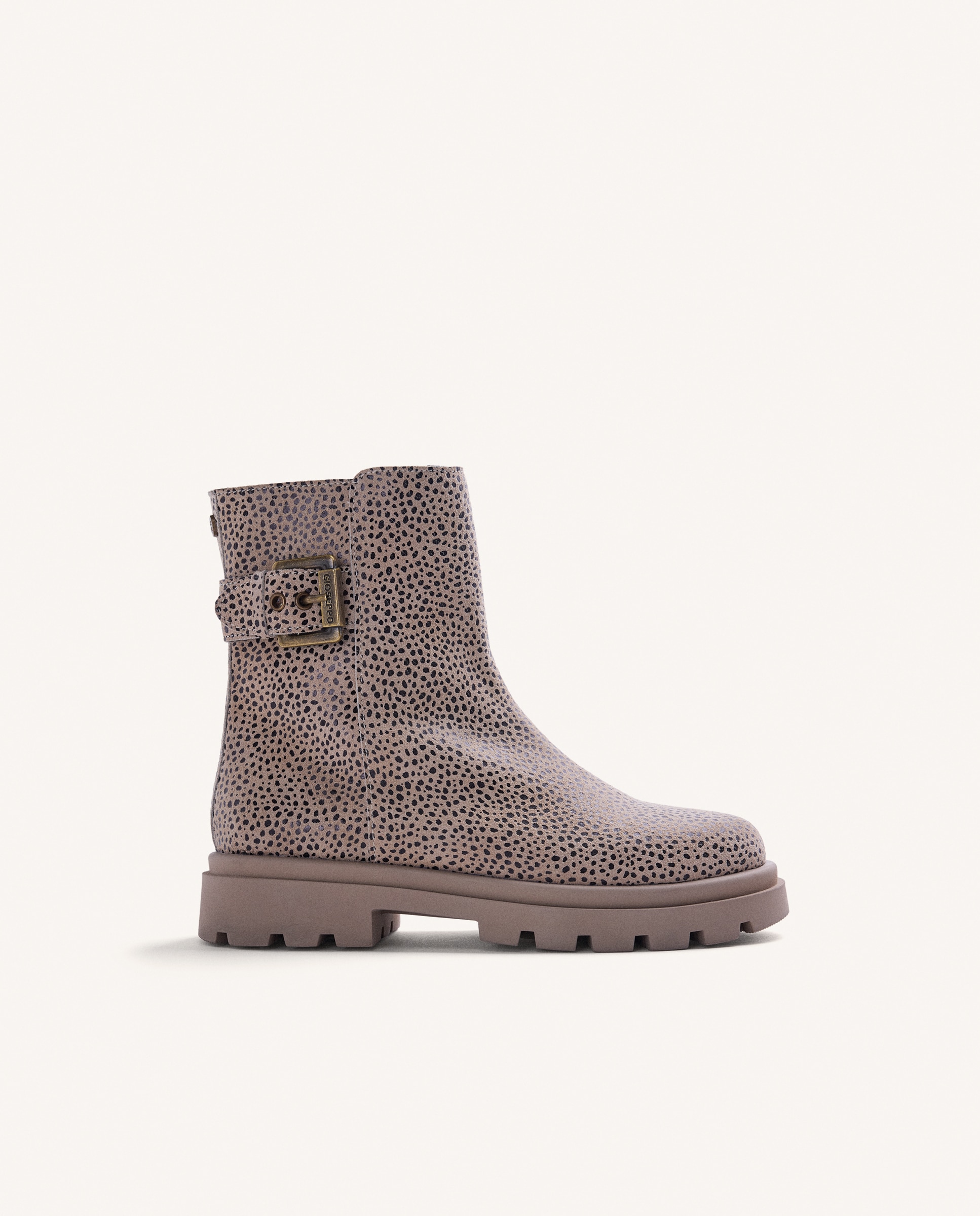 Imagem 0 de Botas Infantil de Pele com Estampado de Animal Print