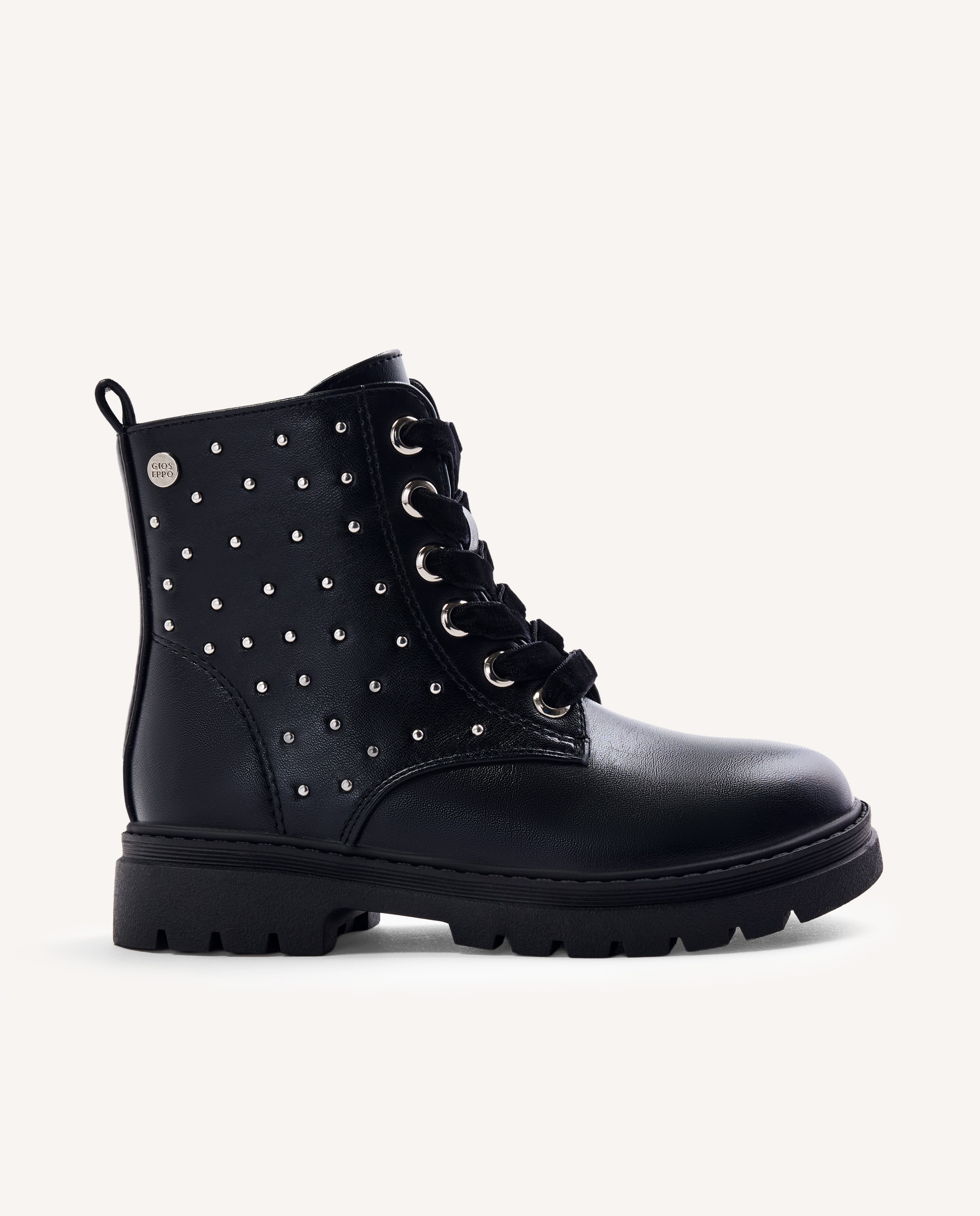 Imagem 0 de Botas com Tachas e Fecho Zip