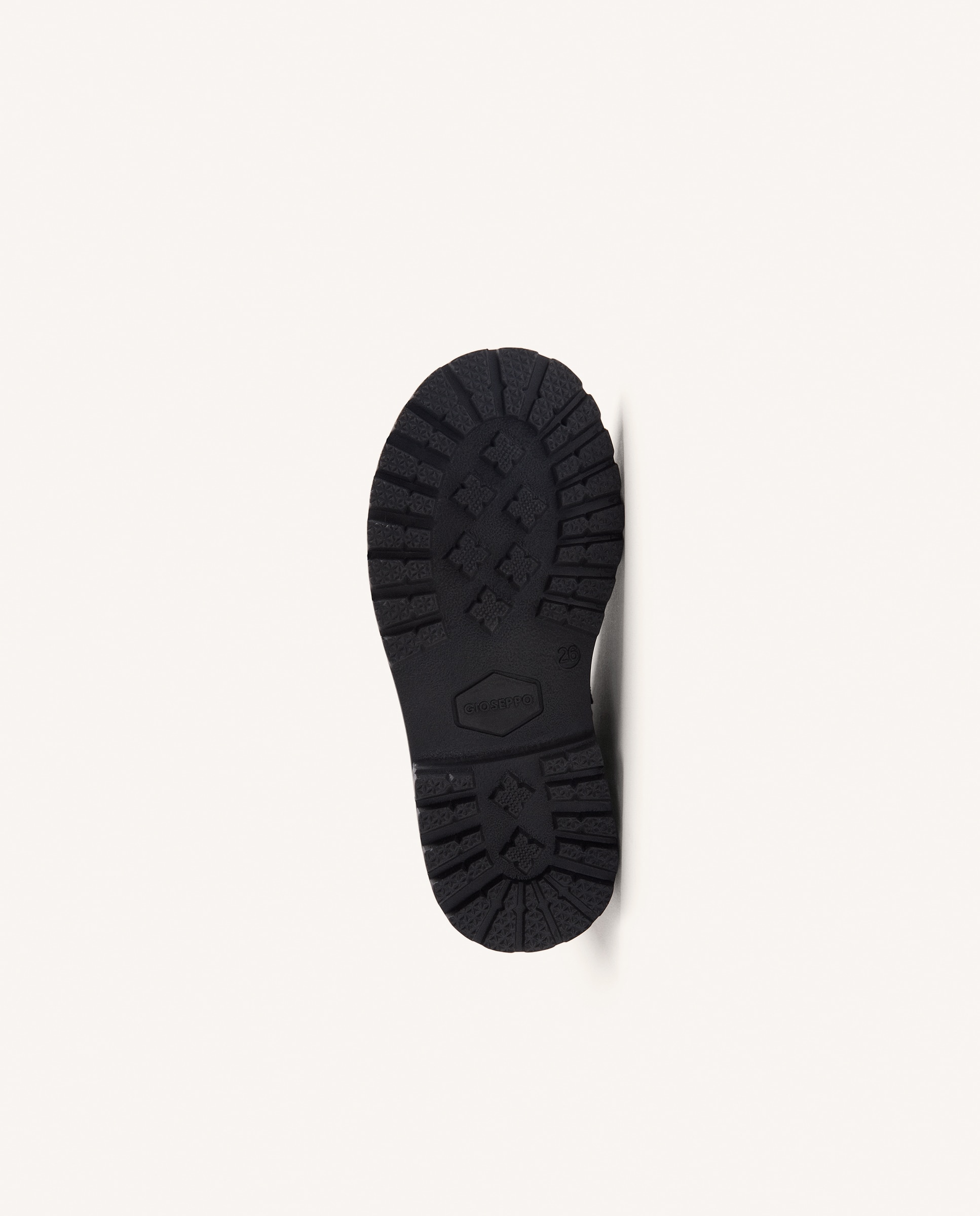 Botas Infantil de Pele com Sola Track e Fecho Zip Lateral Preto-5