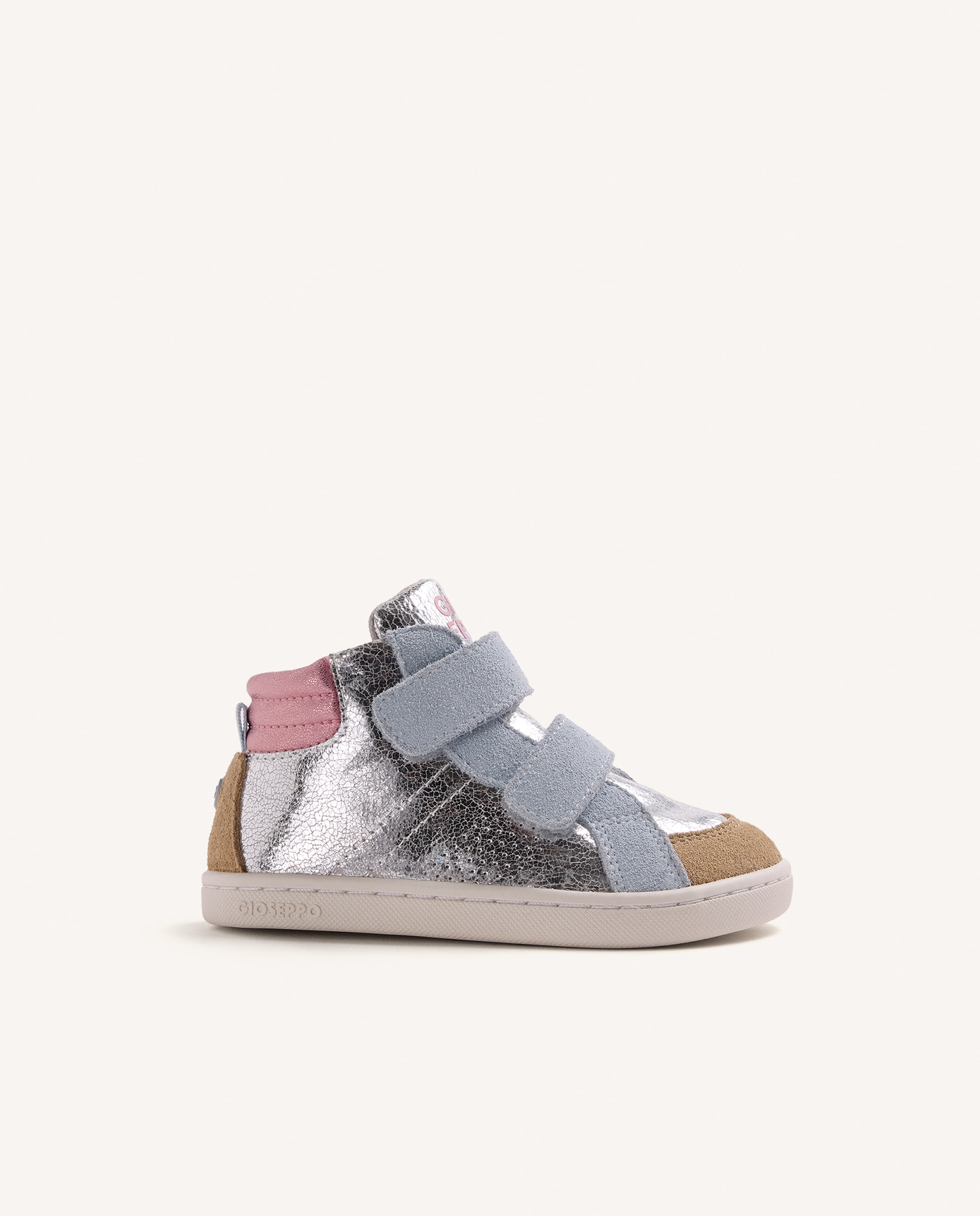 Imagem 0 de Sapatilhas Desportivas Infantil de Pele Metalizada Estilo Botim Barefoot