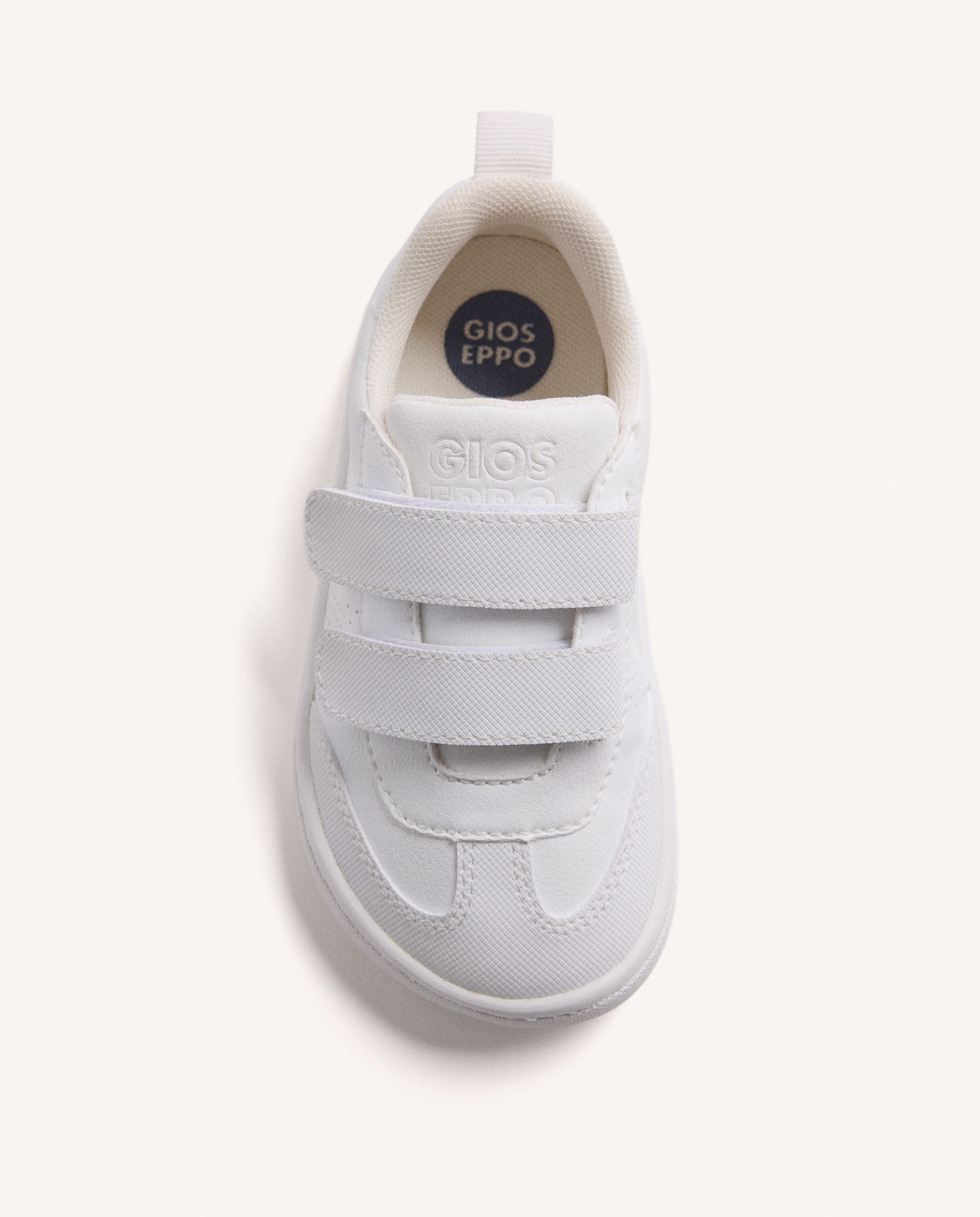 Sapatilhas Desportivas Infantil com Fecho Duplo Colegiais Barefoot Branco-3