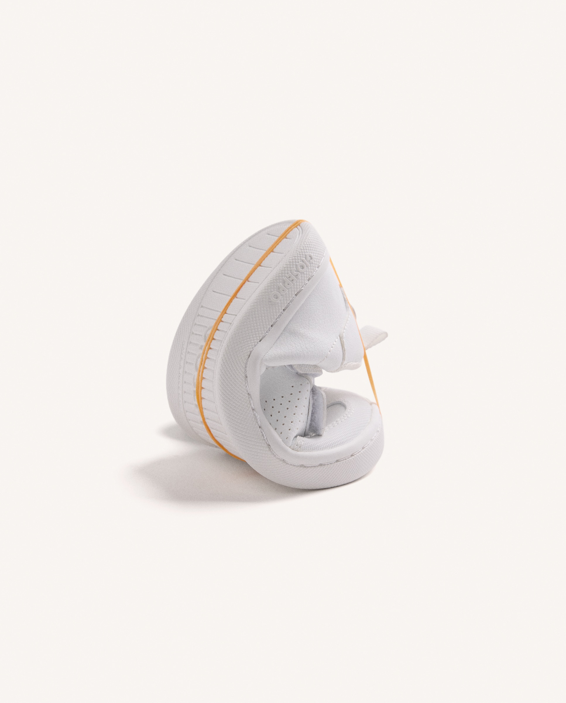 Sapatilhas Desportivas Infantil com Fecho Duplo Colegiais Barefoot Branco-5