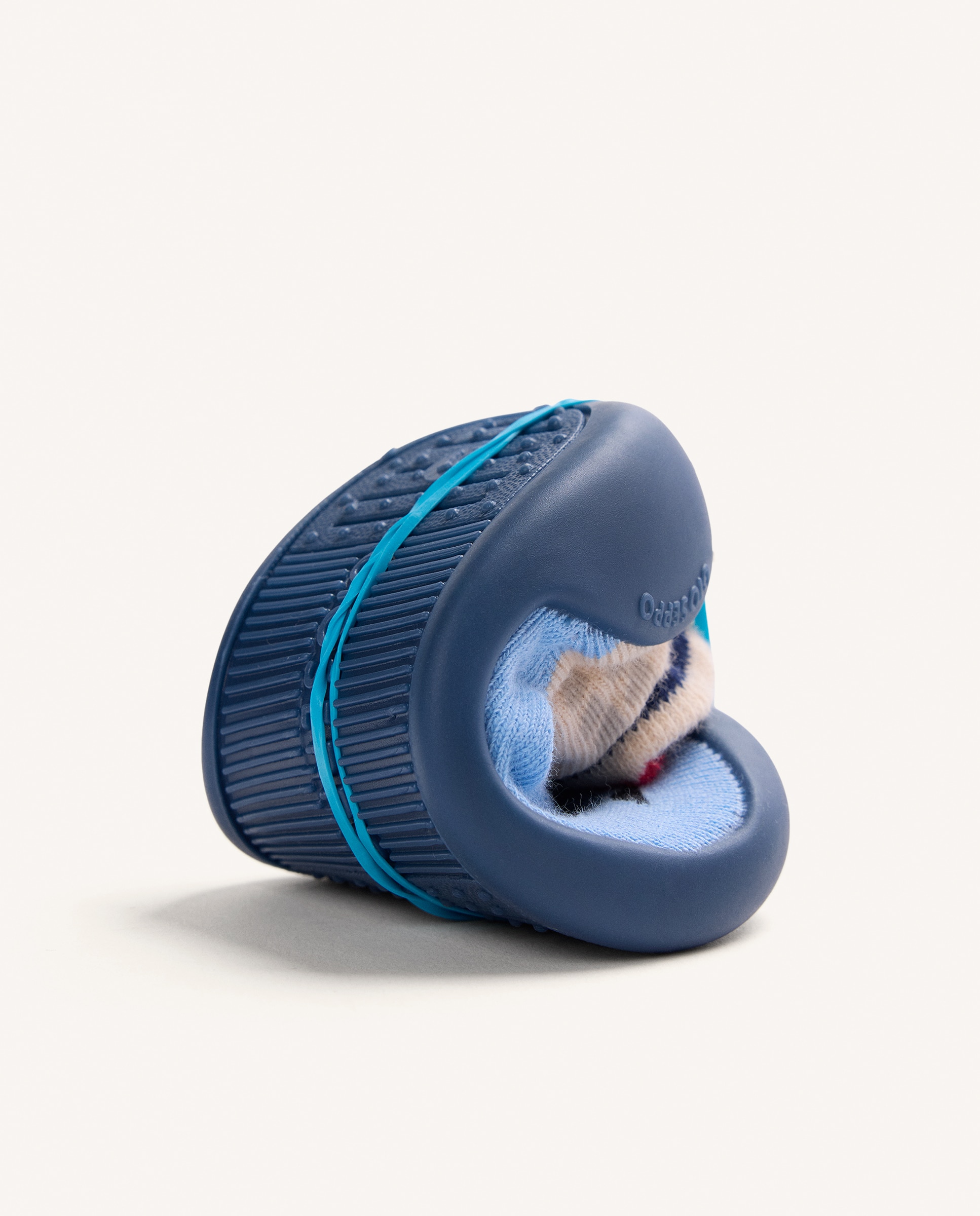 Pantufas Fechadas para Bebé Tipo Meias com Carinha de Animal Marinho-5