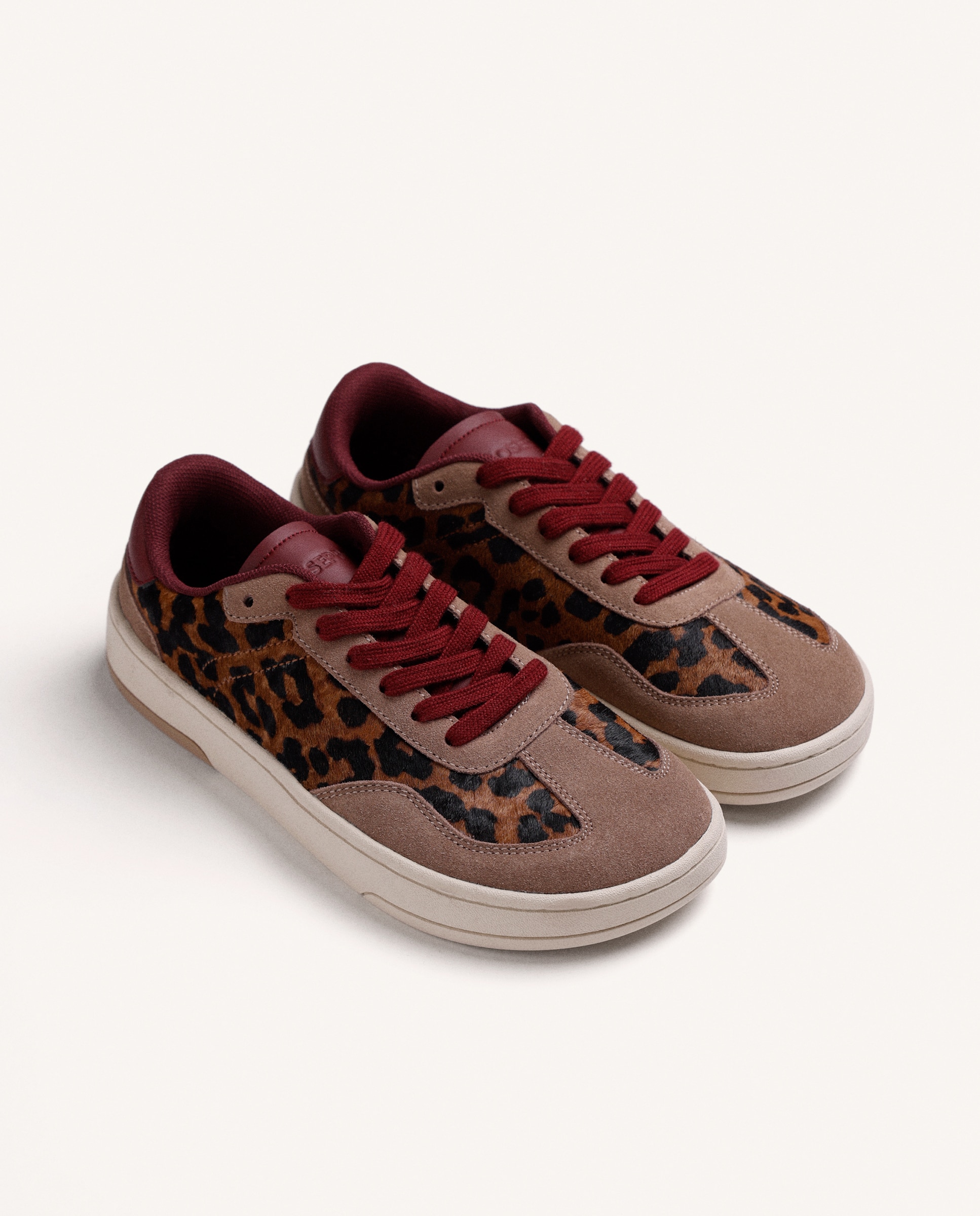 Sapatilhas Desportivas de Pele Estampado Estampado-2