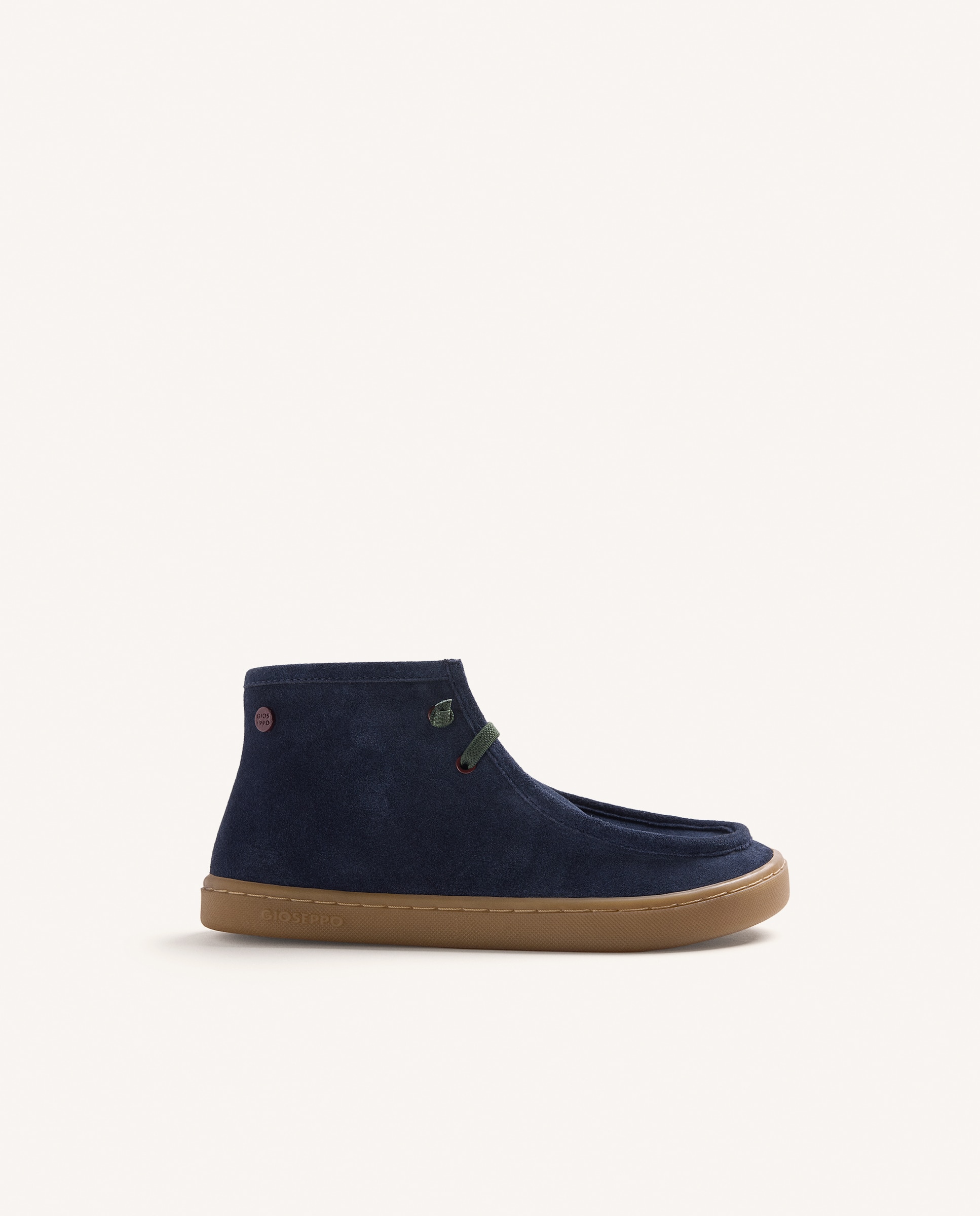 Imagem 0 de Botins Infantil de Pele Estilo Wallabee com Atacadores Barefoot