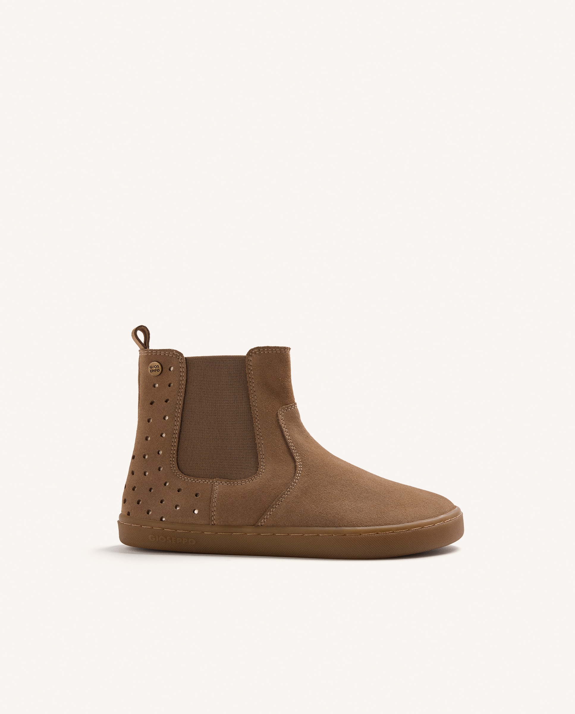 Imagem 0 de Botins Chelsea Barefoot de Pele com Detalhe Perfurado