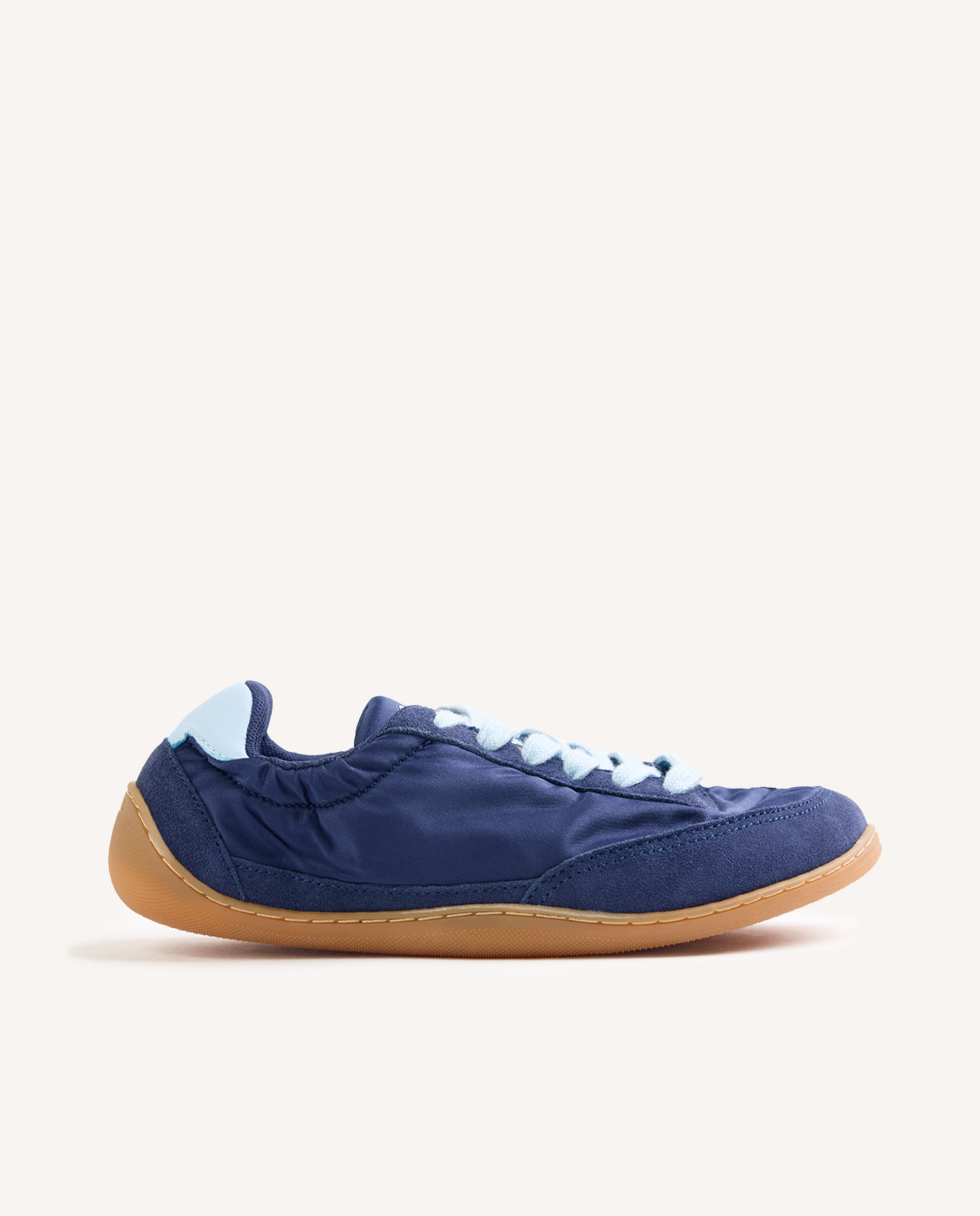 Sapatilhas Desportivas de Pele Azul Marinho-1