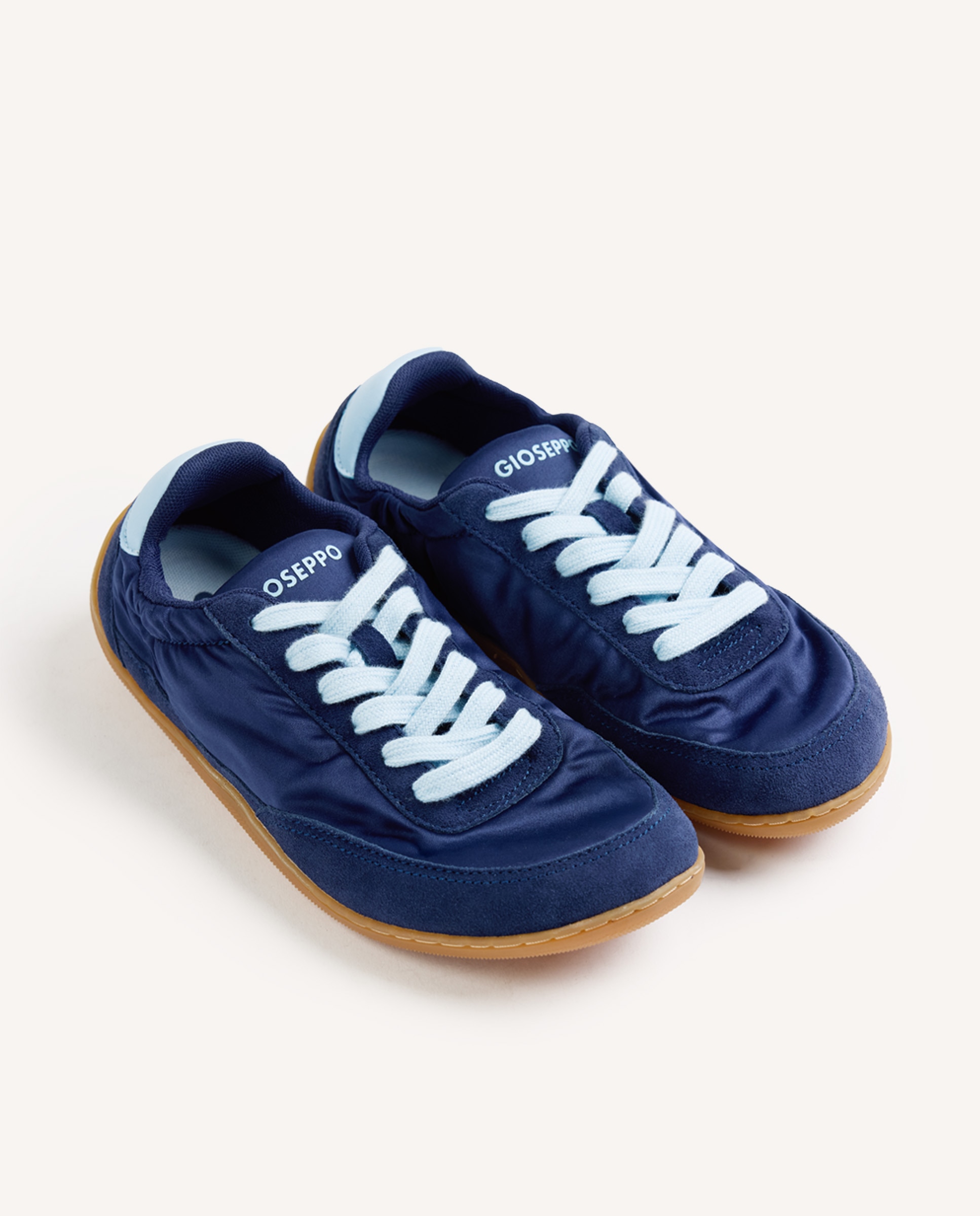 Sapatilhas Desportivas de Pele Azul Marinho-2