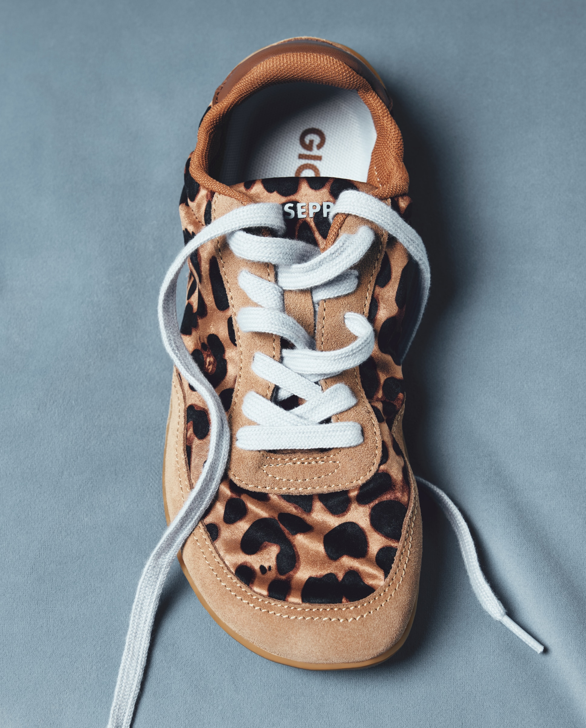 Sapatilhas Desportivas de Pele Estampado Estampado-8