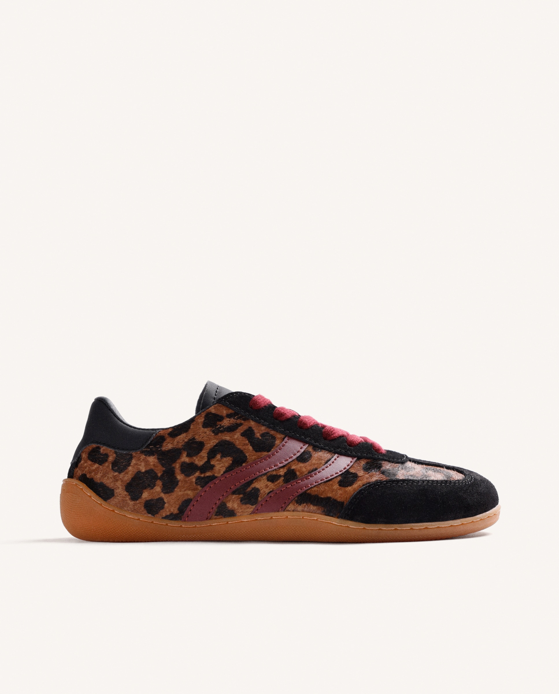 Imagem 0 de Sapatilhas Desportivas de Pele com Contraste de Cores e Texturas Barefoot