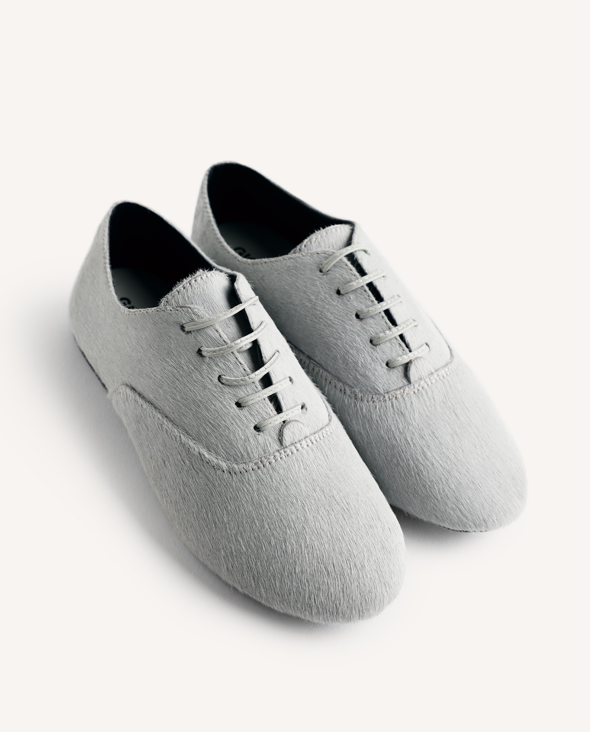 Bluchers de Pele By Melyssa Pinto Cinzento-2