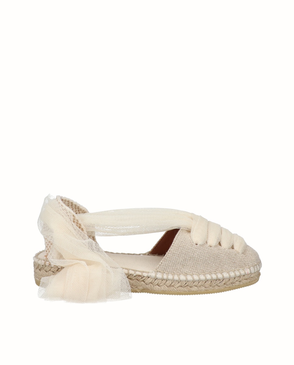 Imagem 0 de Alpercatas Estilo Goyescas com Tiras de Tule