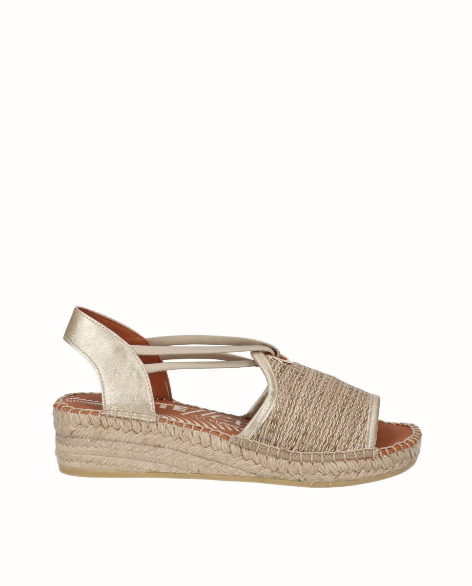 Imagem 0 de Sandálias de Cunha Yuteflex de Fantasia com Elásticos