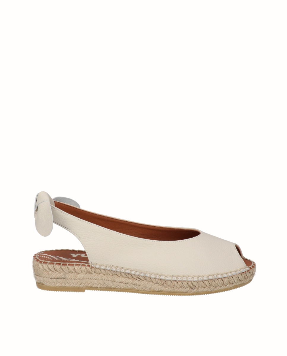 Imagem 0 de Sandálias Rasas Yuteflex de Pele com Laço