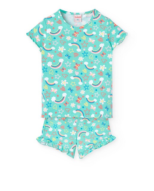 Imagem 0 de Pijama para Bebé Curto com Estampado Fantasia