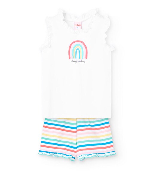 Imagem 0 de Pijama para Bebé Curto com Folhos