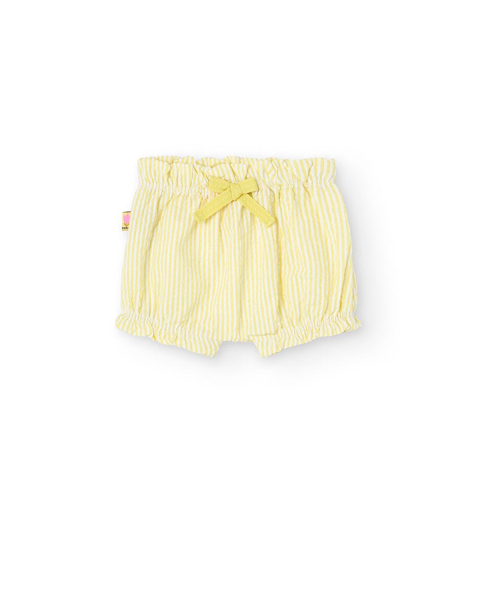 Conjunto para Bebé de T-shirt de Manga Curta e Calções Boboli Branco-4