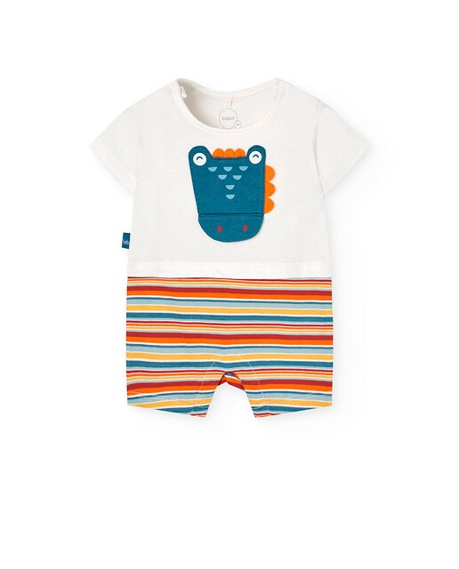 Imagem 0 de Babygrow para Bebé Curto de Algodão Efeito 2 em 1