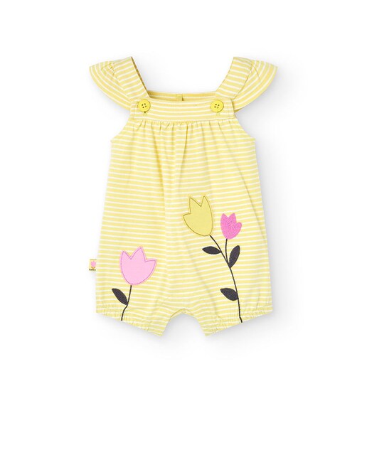 Imagem 0 de Babygrow para Bebé de Algodão com Estampado às Riscas