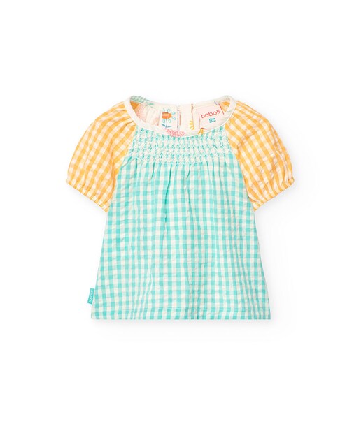 Imagem 0 de Blusa para Bebé em Algodão 100% Estampada de Manga Curta