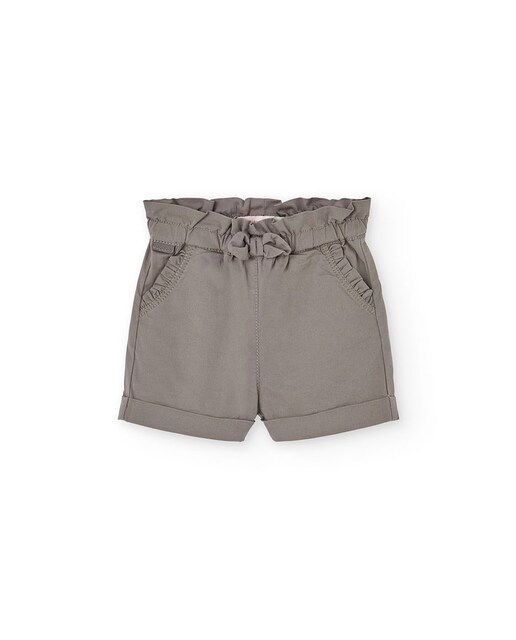 Imagem 0 de Shorts Infantil Lisos de Algodão com Cintura Elástica