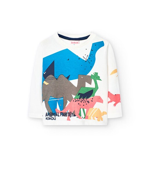 Imagem 0 de T-shirt para Bebé Estampada de Algodão