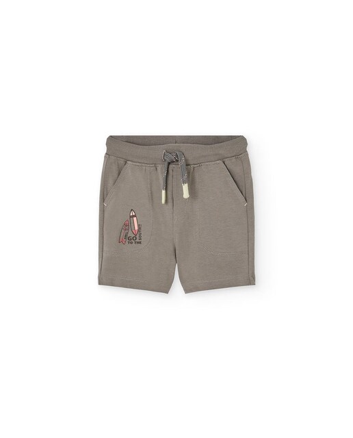 Imagem 0 de Bermudas para Bebé de Algodão com Detalhe no Bolso