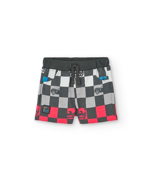 Imagem 0 de Bermudas para Bebé de Algodão com Cordão de Ajuste