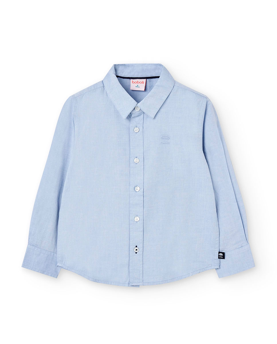 Imagem 0 de Camisa Oxford Infantil de Manga Comprida