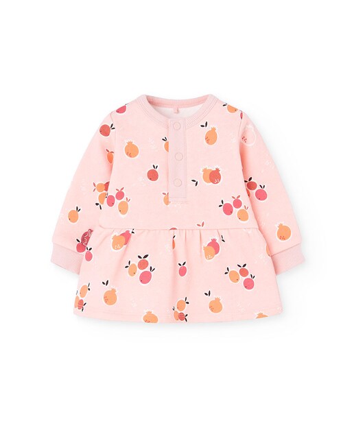 Imagem 0 de Vestido para Bebé com Estampado de Fantasia e Gola Redonda