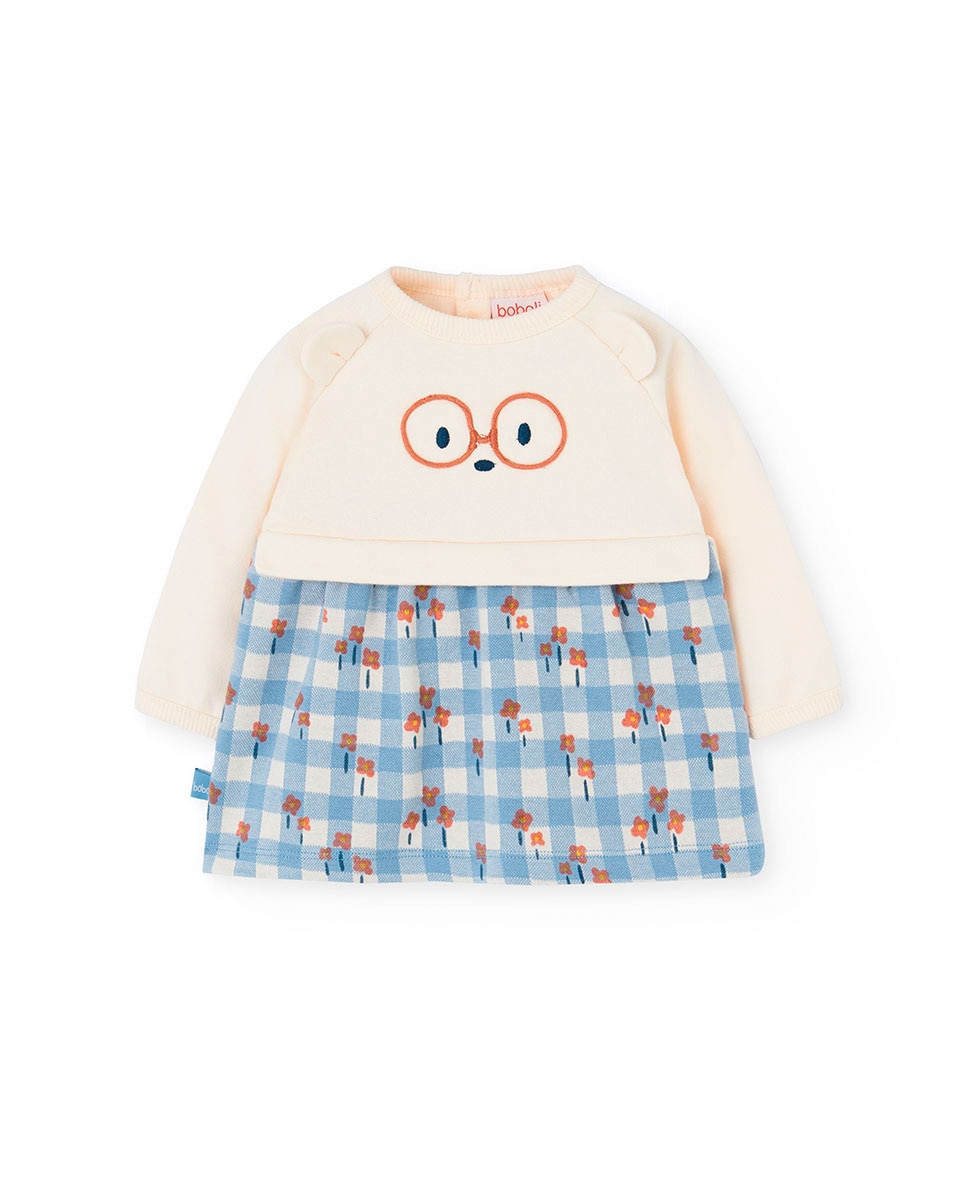 Imagem 0 de Vestido de Felpa para Bebé com Manga Comprida