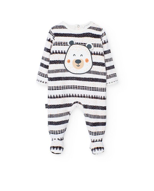 Imagem 0 de Babygrow de Veludo para Bebé com Manga Comprida