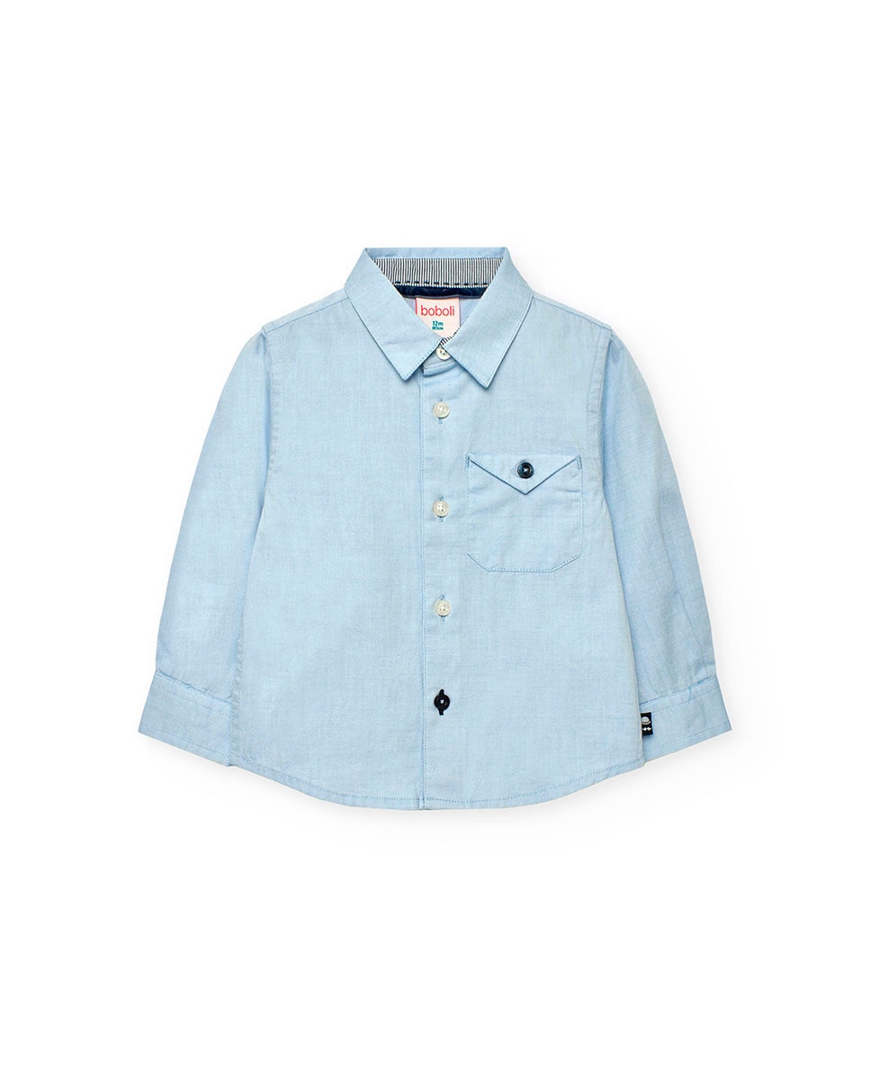Imagem 0 de Camisa Oxford Lisa Infantil