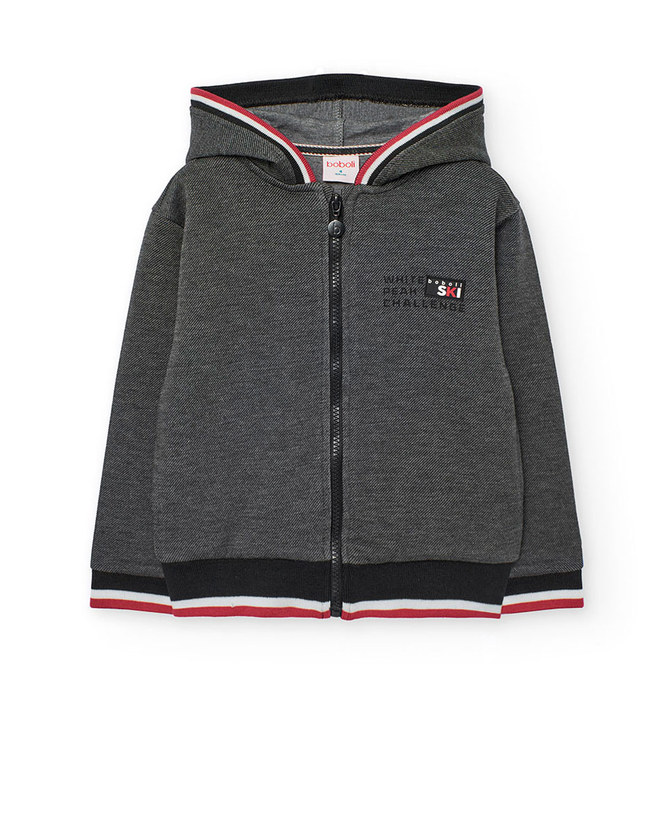 Imagem 0 de Casaco de Felpa Infantil e Bolsos Laterais