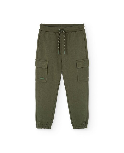 Imagem 0 de Jogpant Infantil de Felpa com Bolsos Cargo