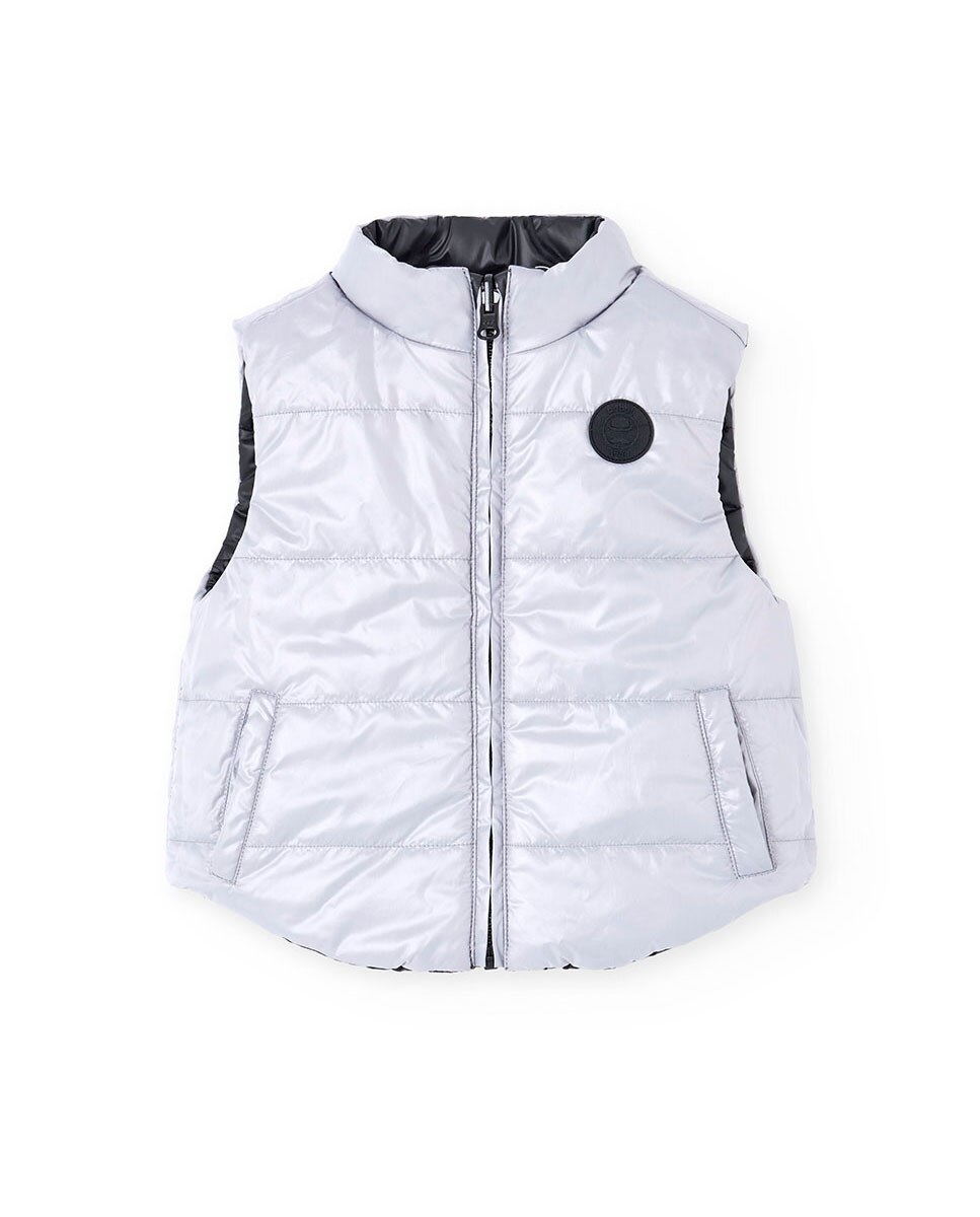 Colete Liso Infantil Boboli Preto-4