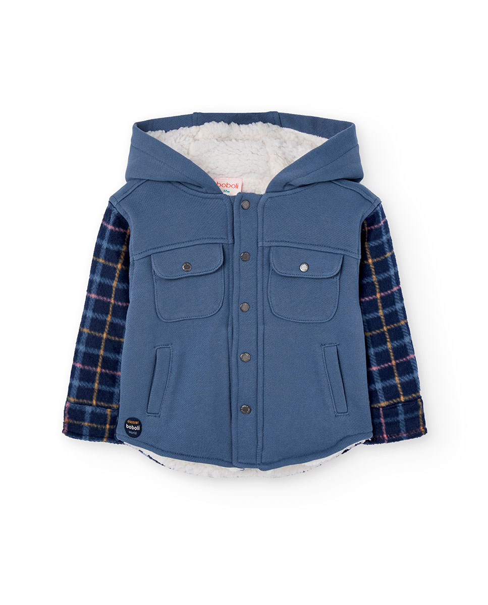 Imagem 0 de Casaco para Bebé Combinado com Capuz Forrado