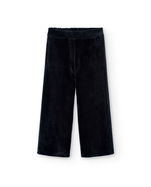 Imagem 0 de Calças Largas Infantil de Microbombazina com Bolsos