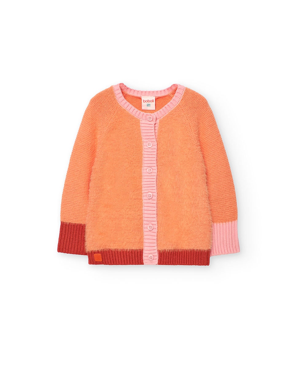 Imagem 0 de Casaco Tricotosa Comprida para Bebé com Fecho de Botões