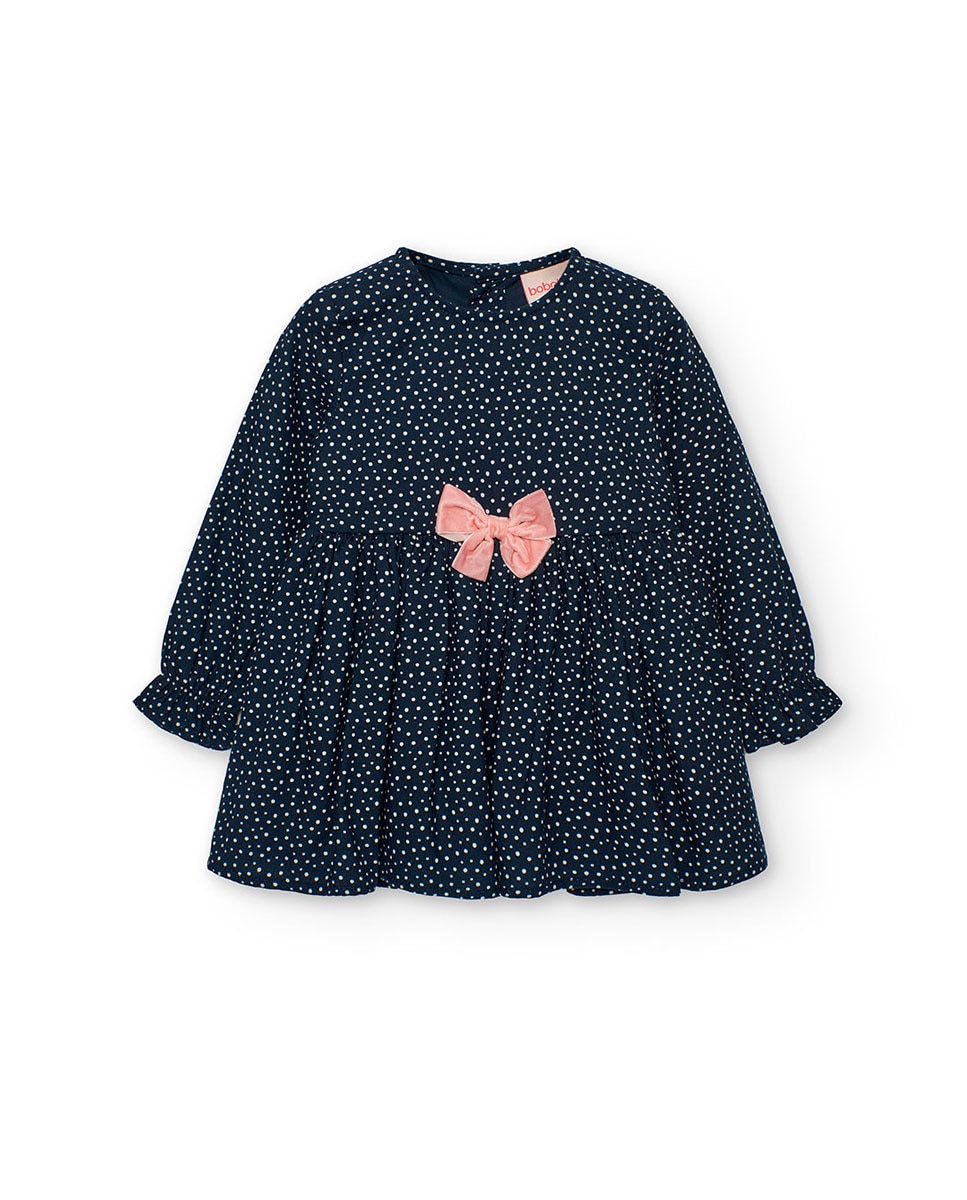 Imagem 0 de Vestido para Bebé com Manga Comprida e Bolinhas