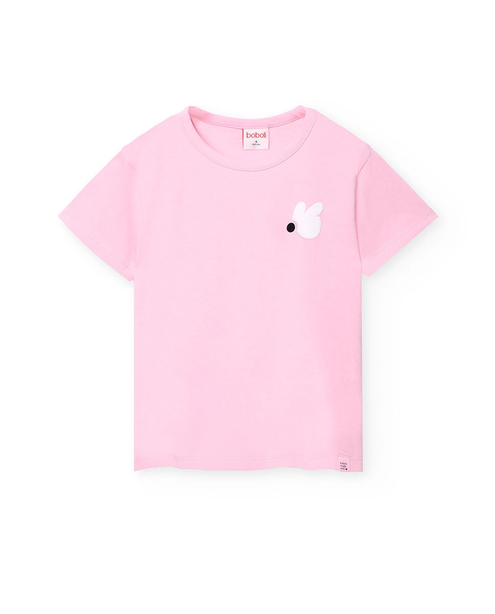 Imagem 0 de T-shirt Infantil com Gola Redonda e Manga Curta