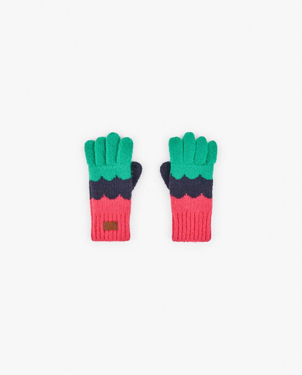 Imagem 0 de Luvas de Malha com Estampado Multicolor