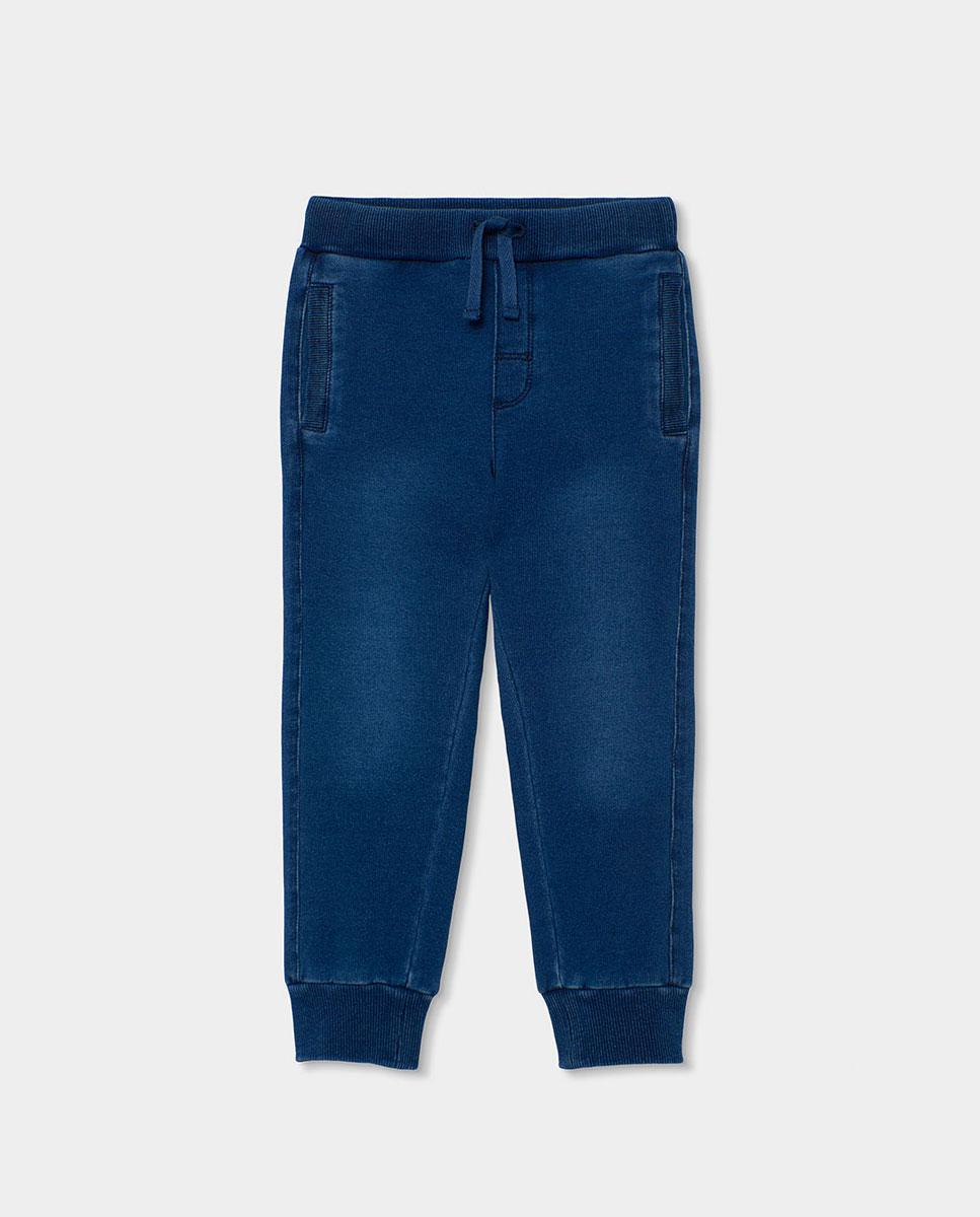 Imagem 0 de Calças Jeans Jogpant Infantil de Cintura Subida