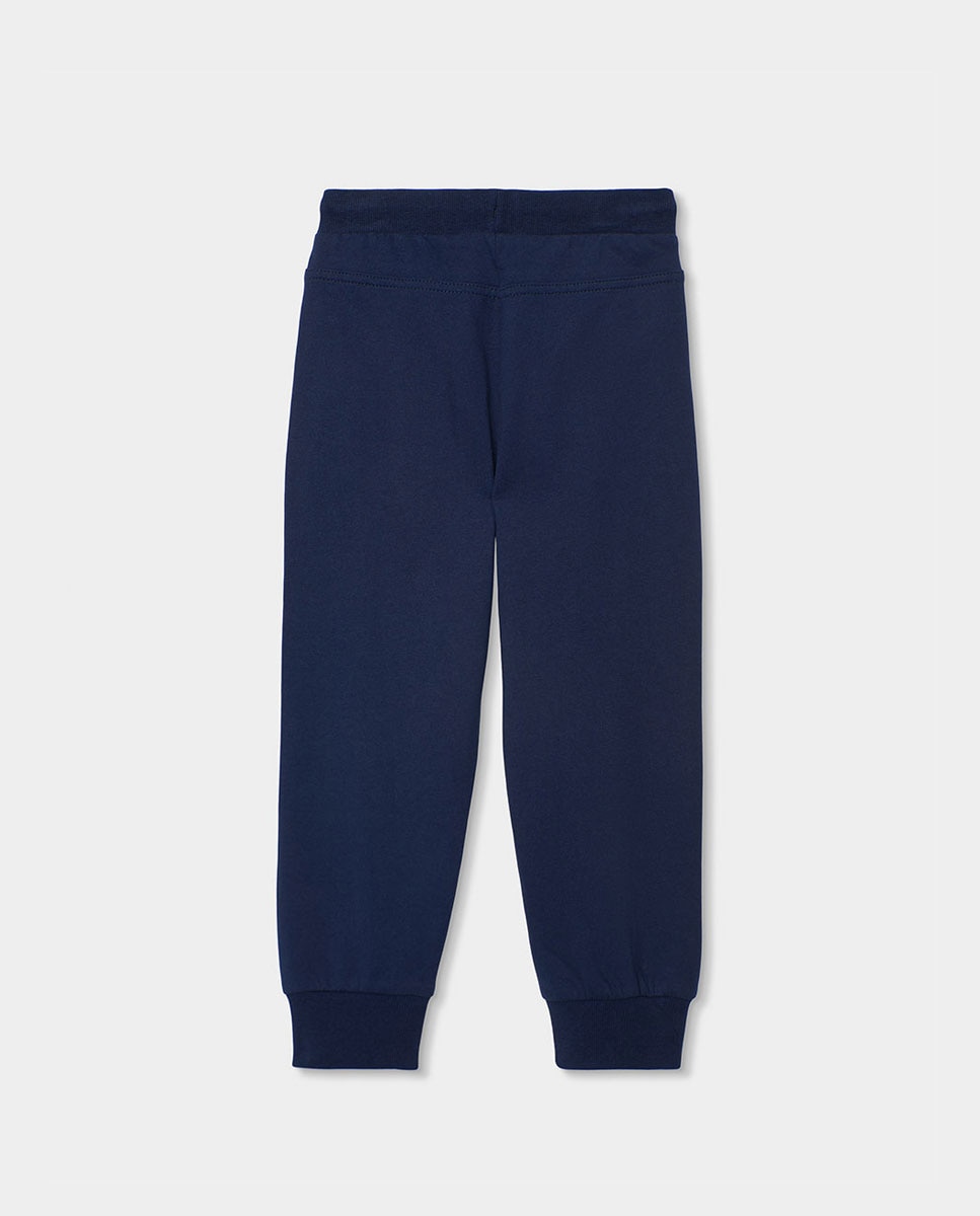 Jeans com Cordões Boboli Azul-marinho-2