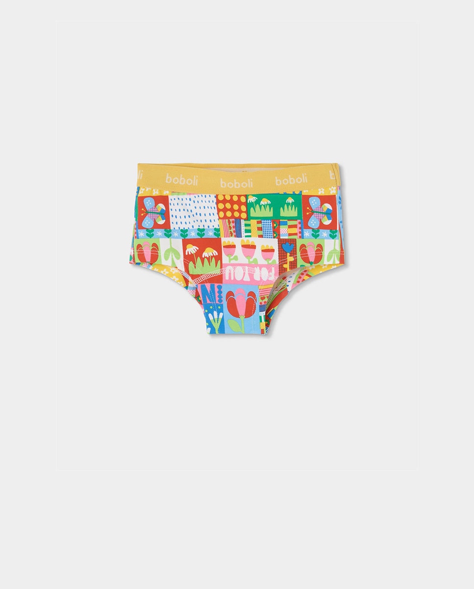 Pack 3 Cuecas Infantil Boboli Amarelo-3
