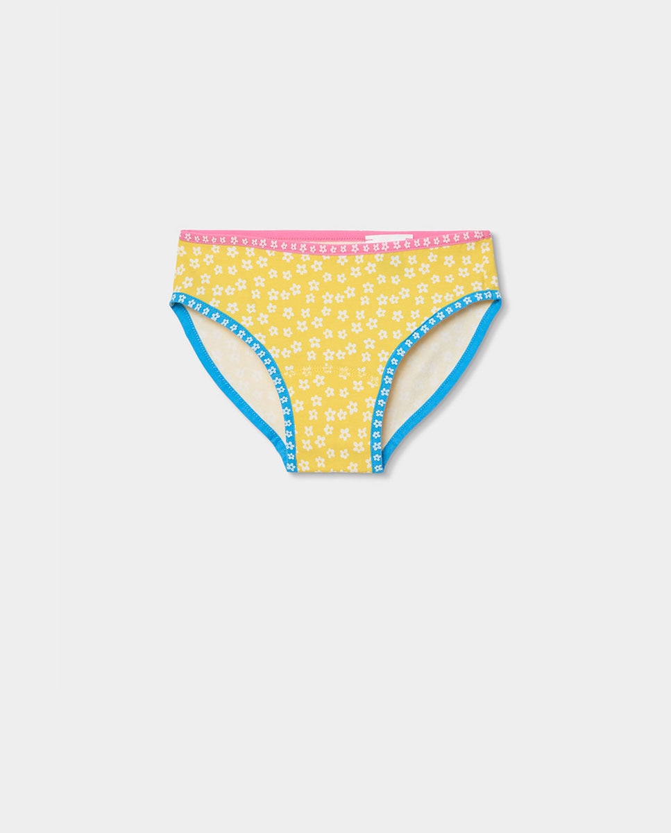Pack 3 Cuecas Infantil Boboli Amarelo-4