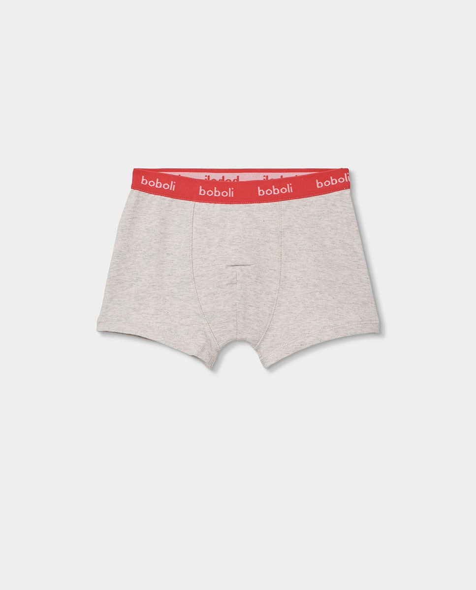 Pack 3 Boxers Infantil Boboli Cinzento-3
