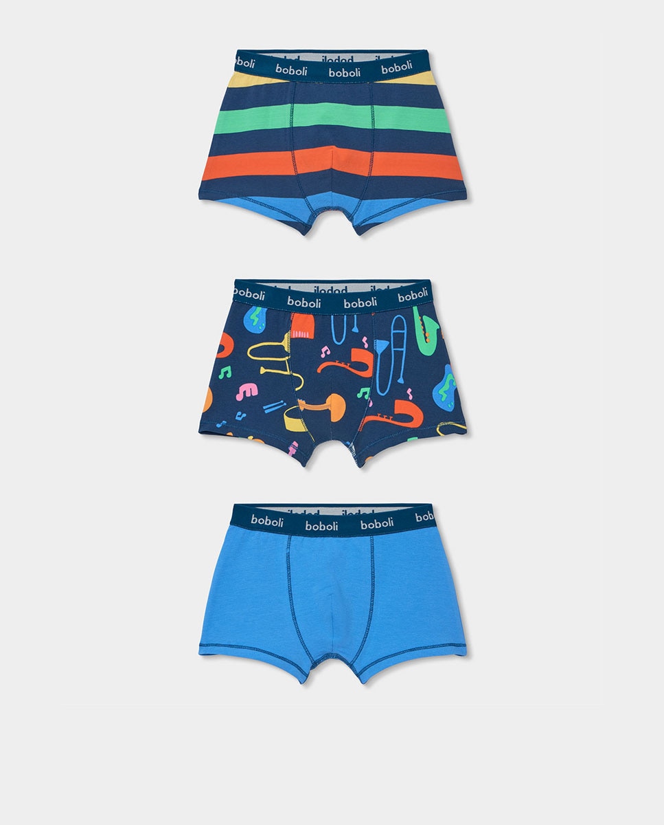 Imagem 0 de Pack 3 Boxers de Malha Infantil