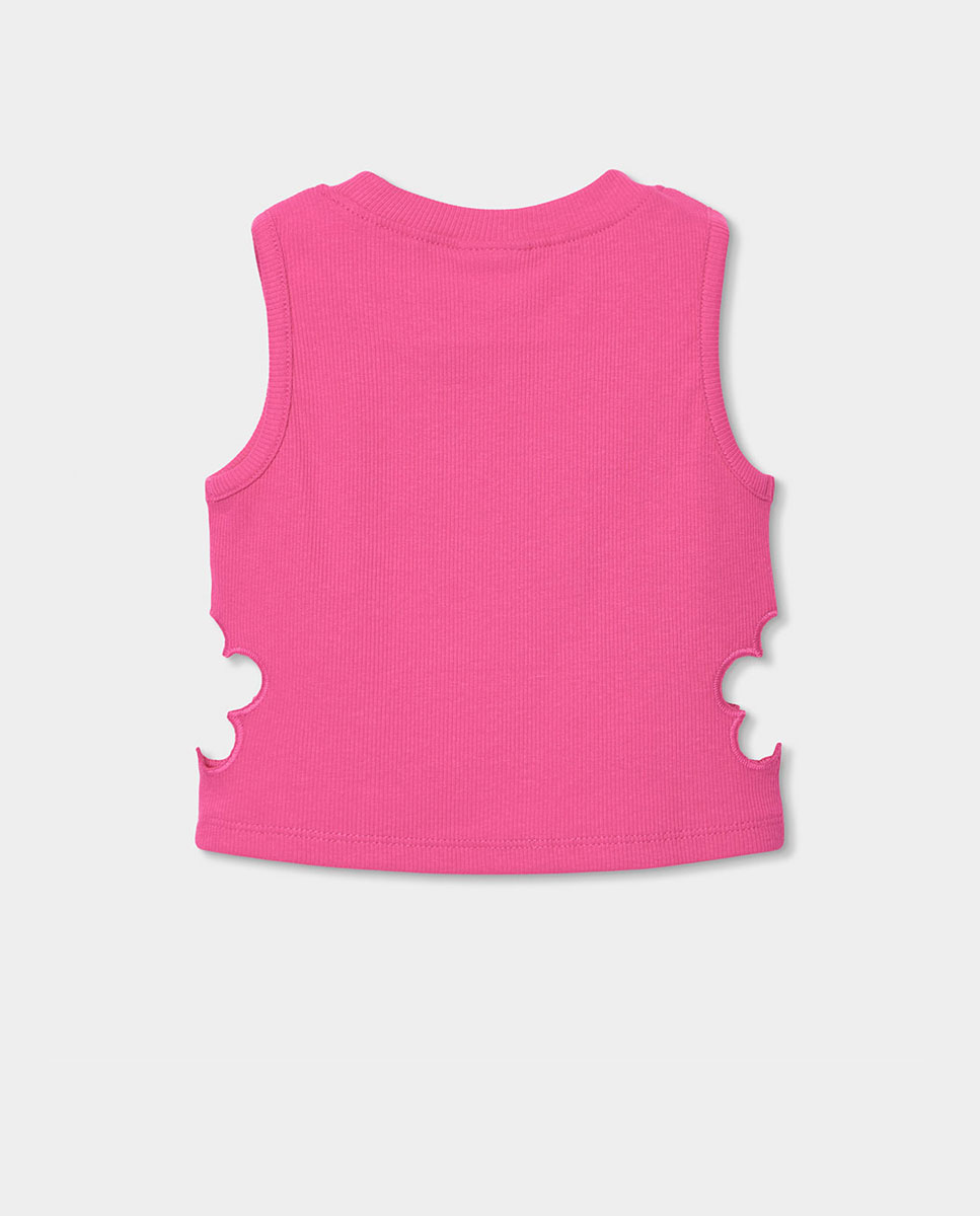 Top Básico Infantil Boboli Rosa-pastilha-2