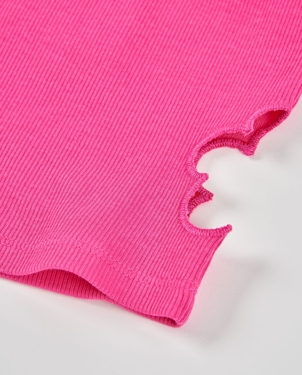 Top Básico Infantil Boboli Rosa-pastilha-4